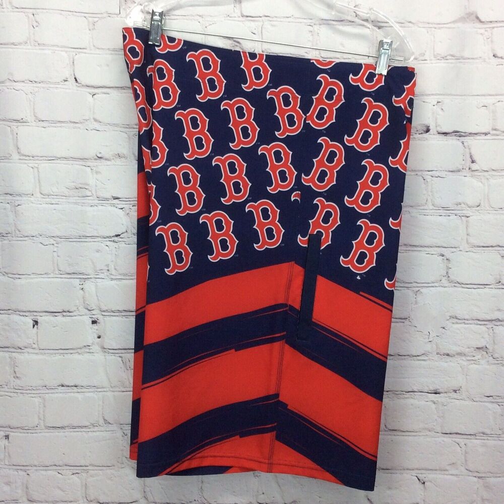 MLB Boston Red Sox Board Shorts Men's Sz 40 Athleisure Baseball Logo Print Beach